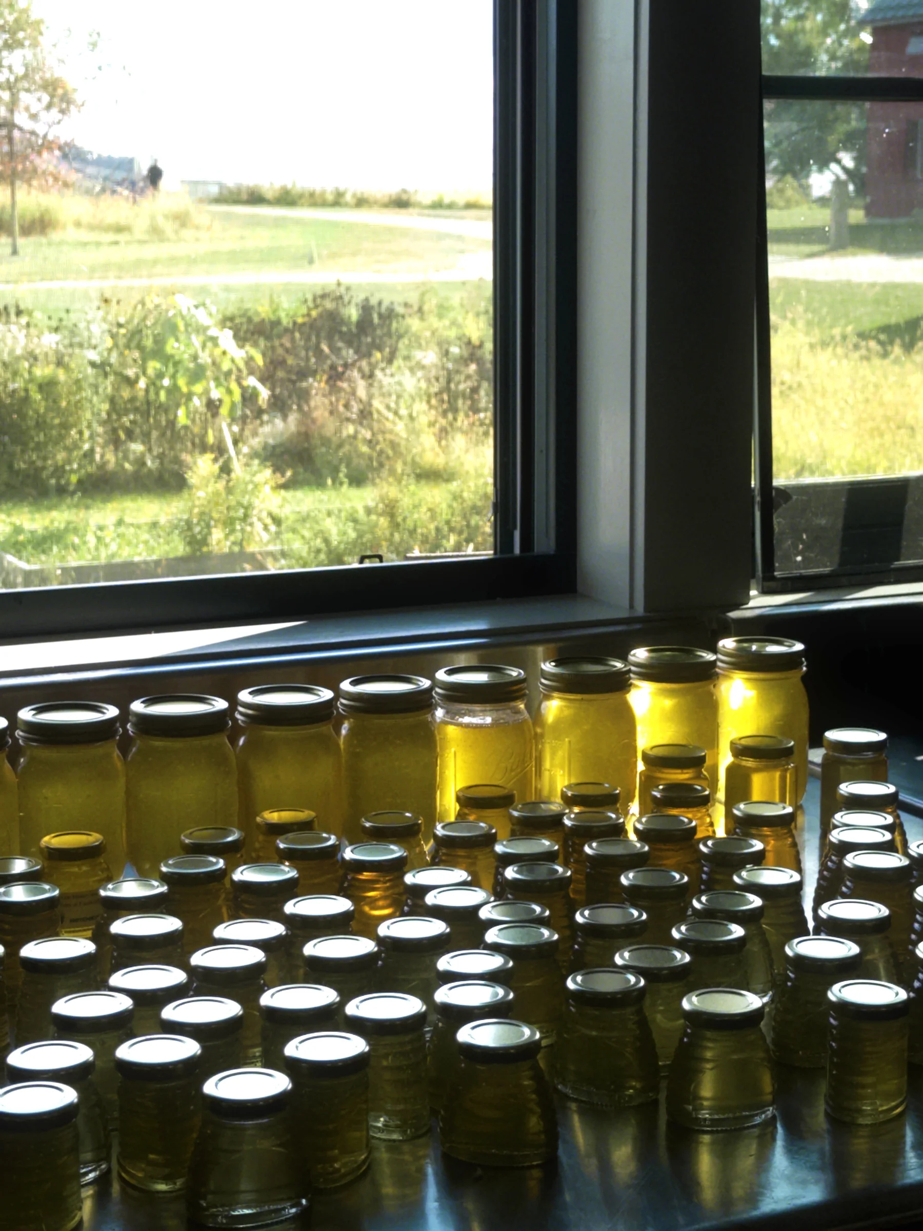 Food grown and preserved on the farm