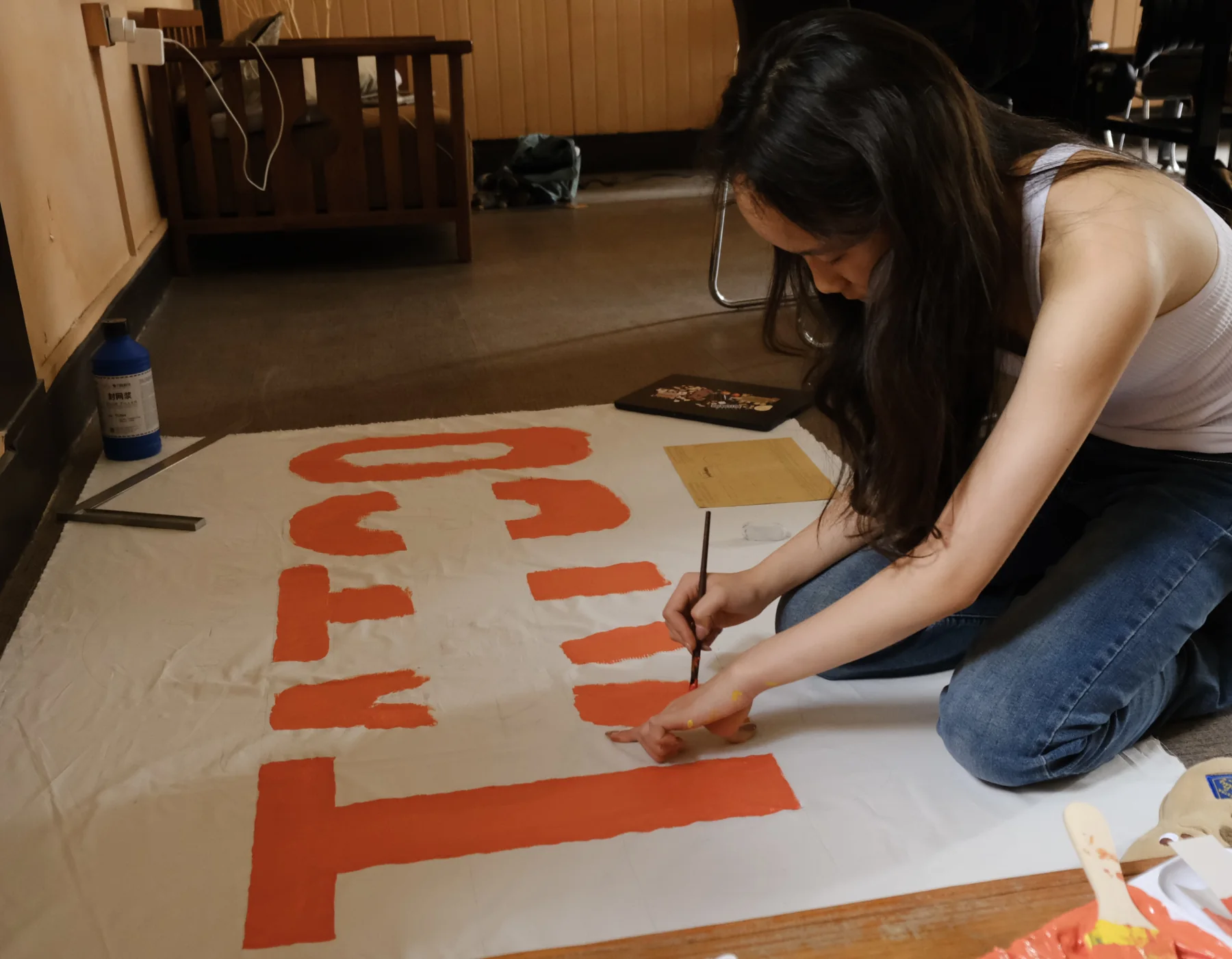 Making the Sun-Kissed Tattoo display